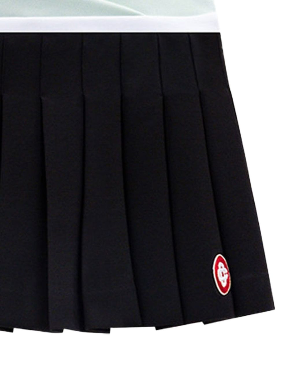 pleated panelled mini skirt - 2