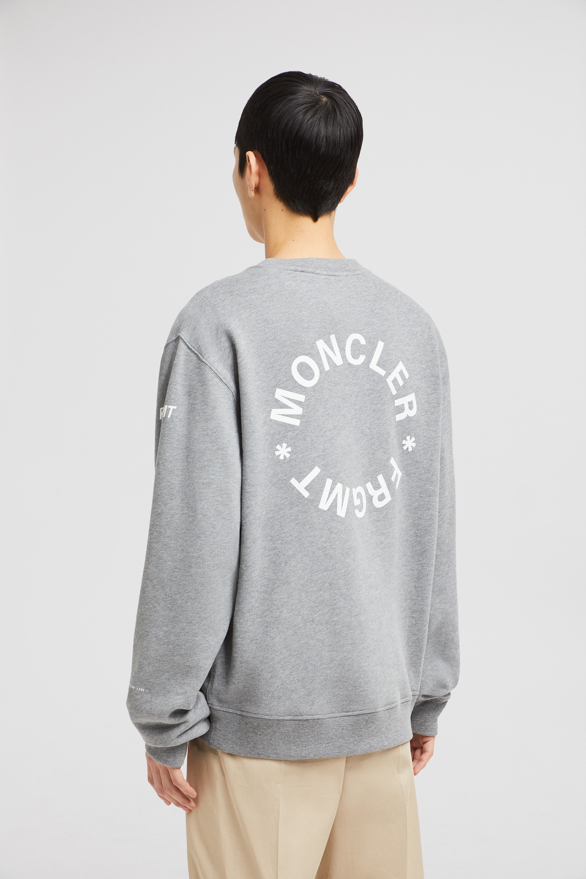 Moncler x FRGMT Maxi Logo Cotton Sweatshirt - 5