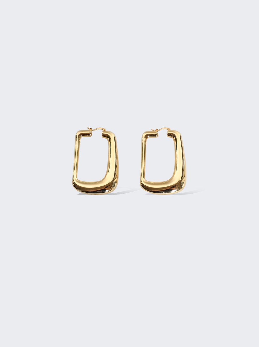 Les Boucles Ovalo Earrings Light Gold - 1