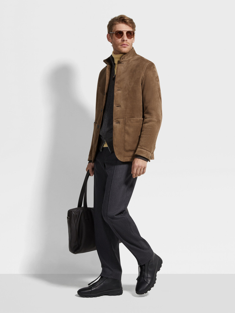 ZEGNA SHEARLING IL CONTE JACKET outlook