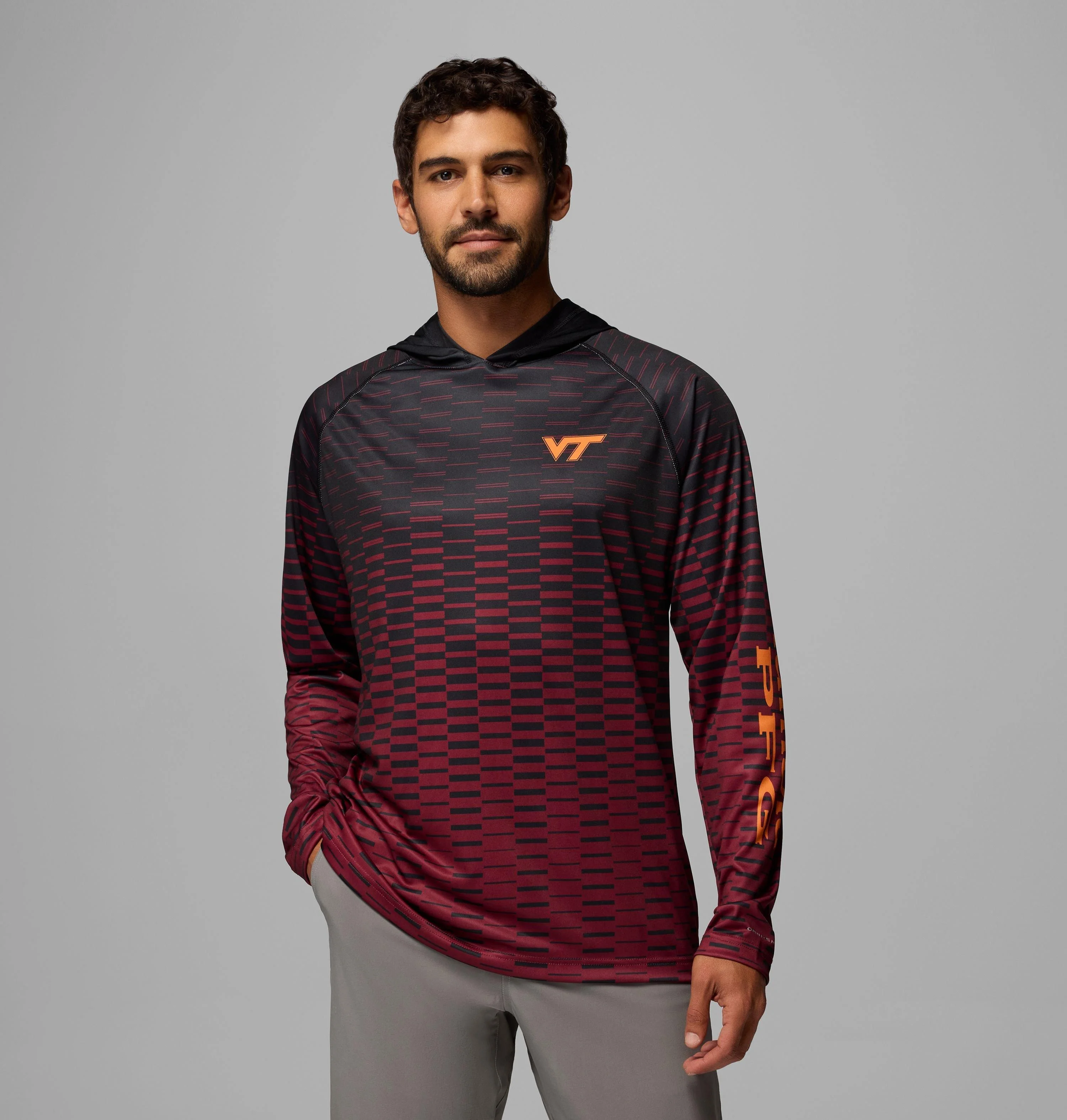Men's Collegiate PFG Super Terminal Tackle Hoodie - Virginia Tech - 1