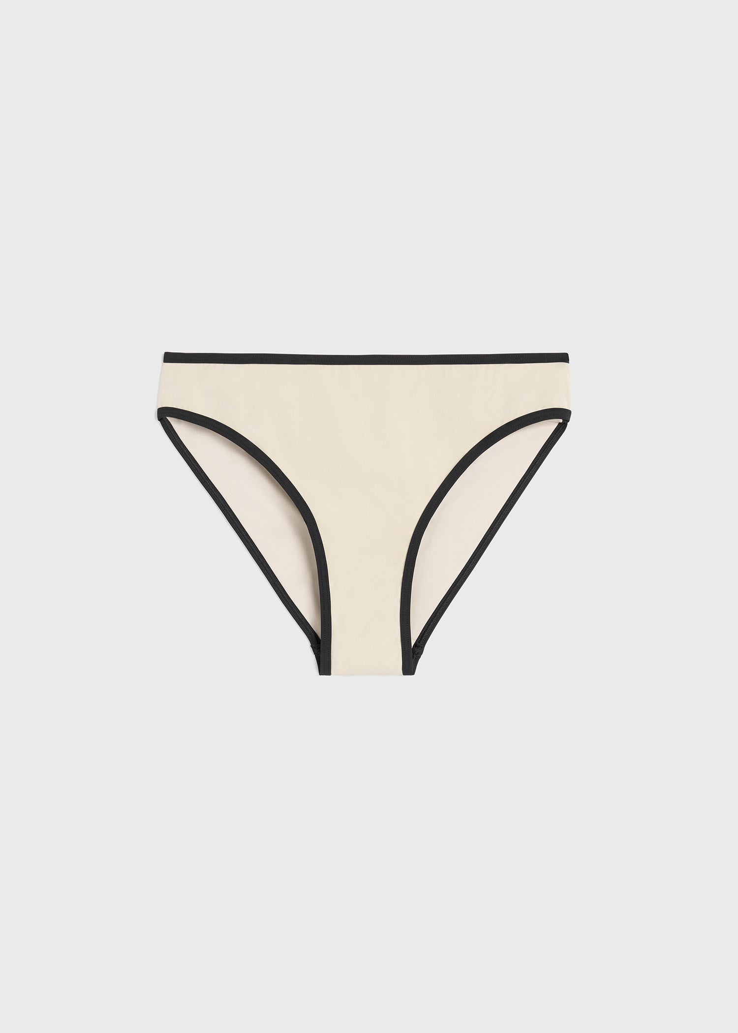 Stripe edge bikini bottoms light hay - 1