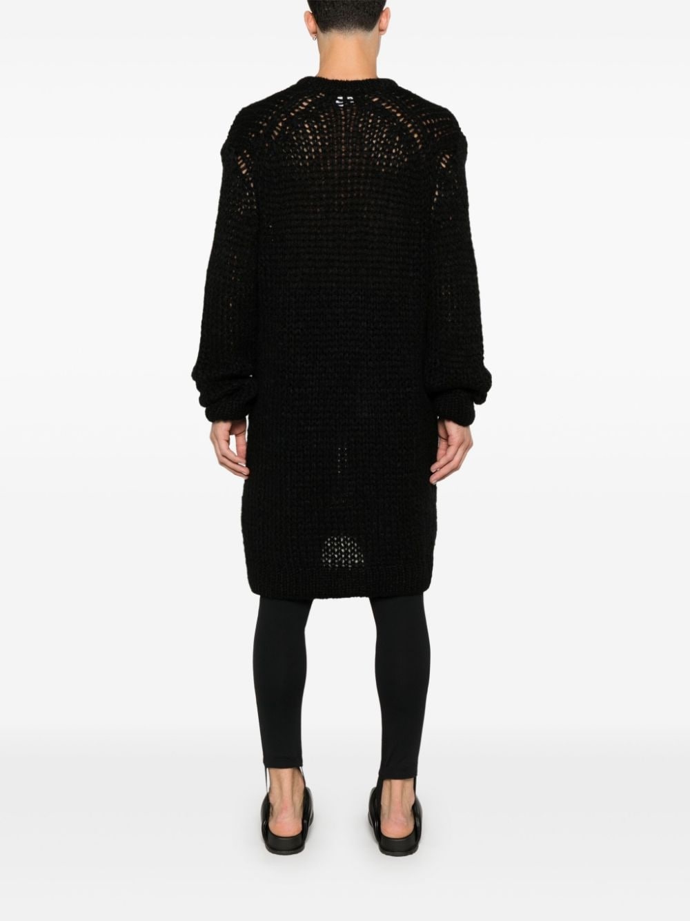 open-knit sweater - 4