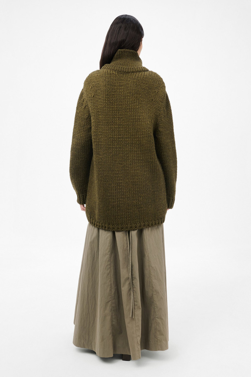 Polar Popover Olive Mega Alpaca Wool 7