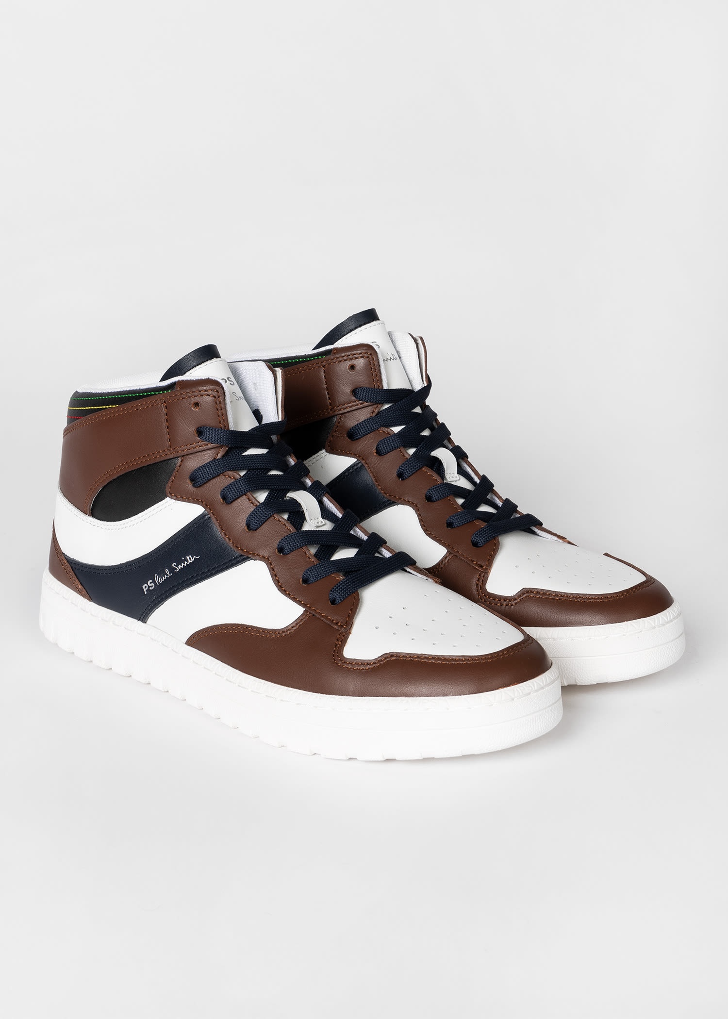 Leather 'Liston' High-Top Trainers - 3