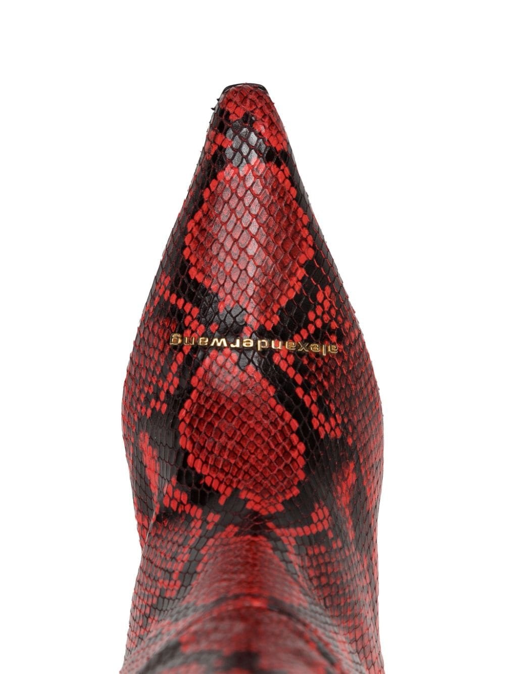 Viola snake-print leather boots - 4