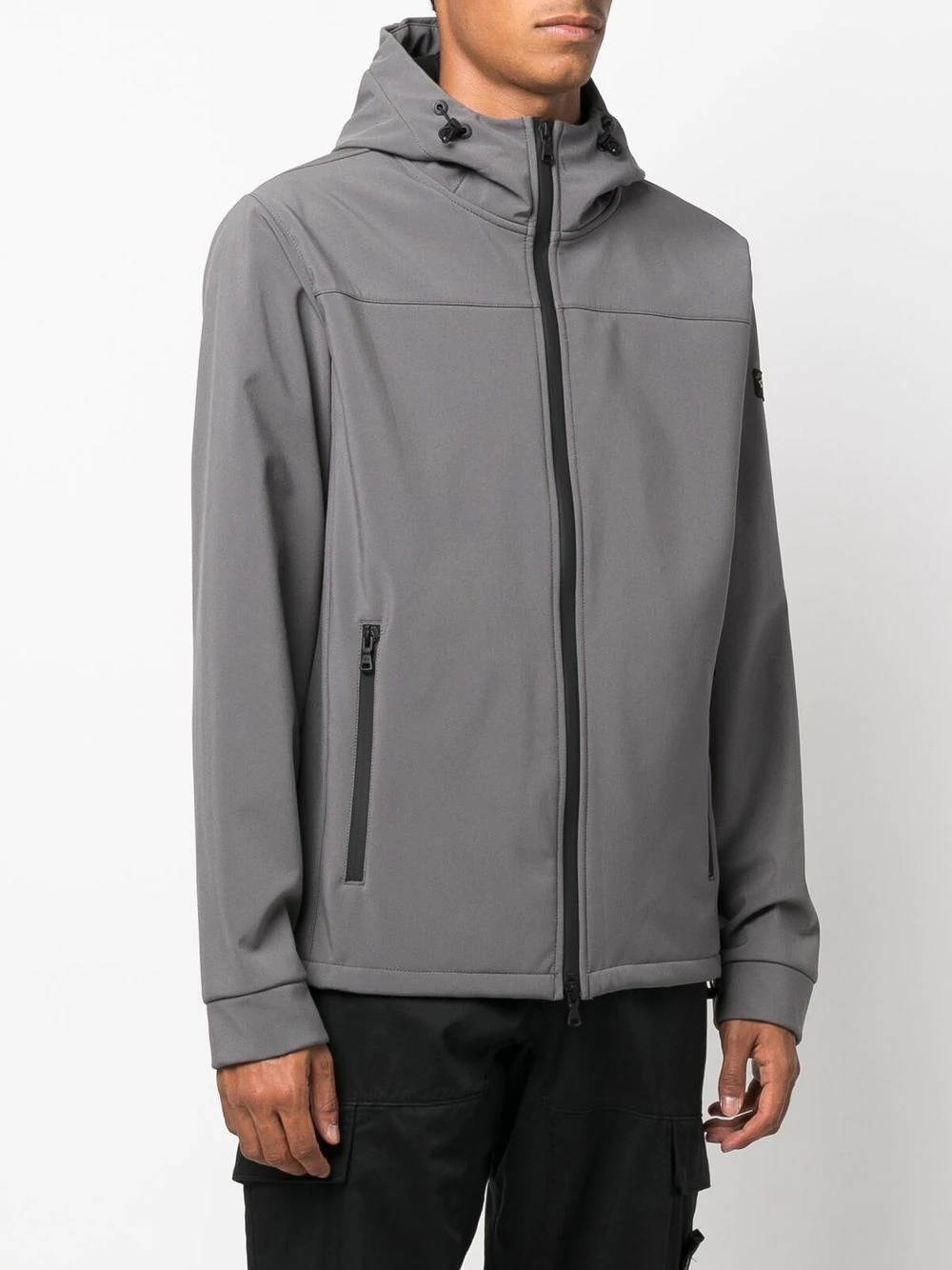 zip-up hooded sports jacket - 3