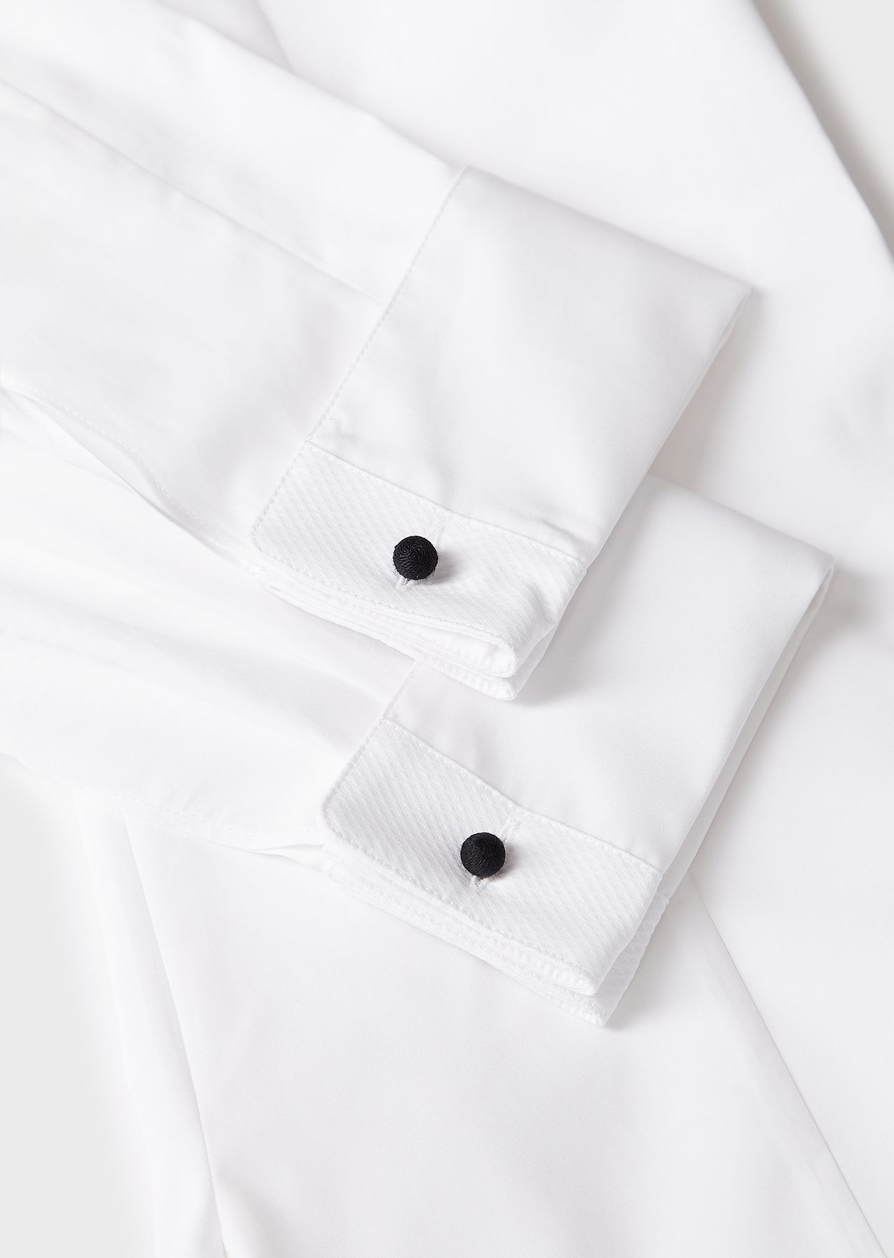 Cotton poplin tuxedo shirt with plastron - 6
