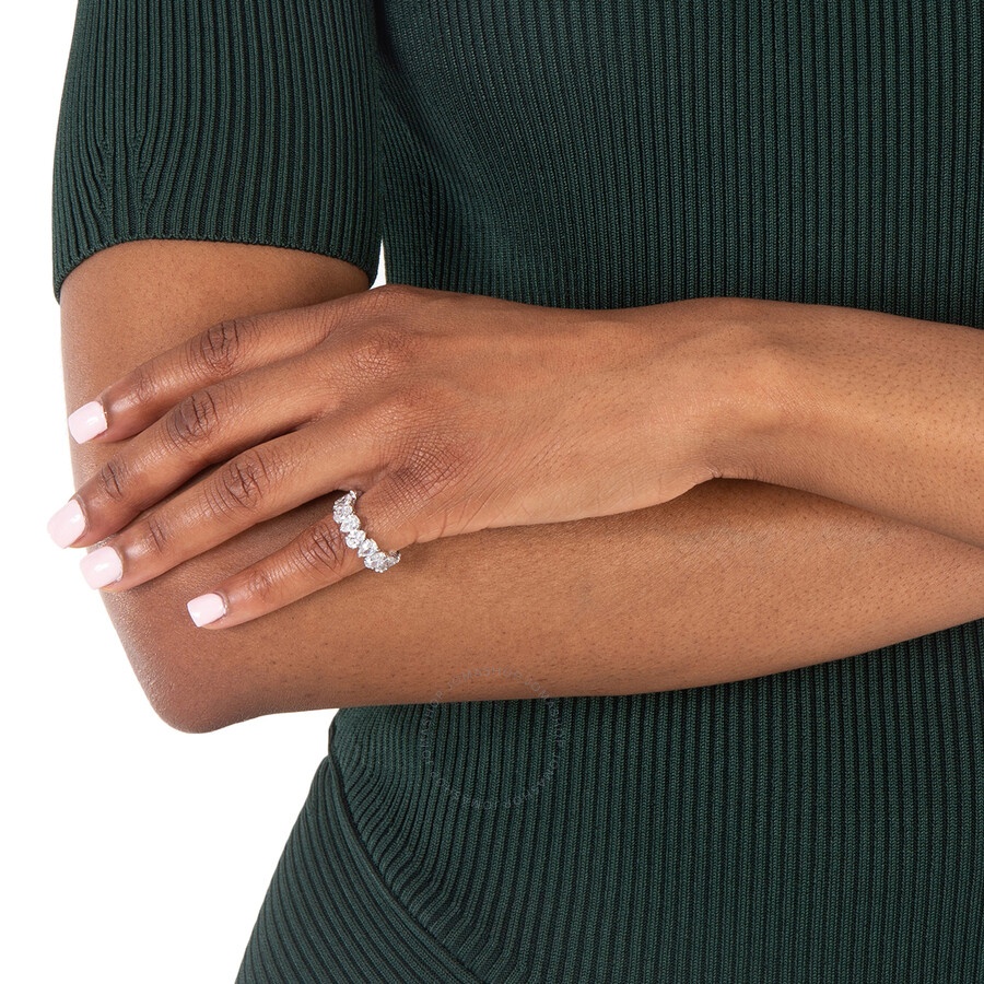 Swarovski - Swarovski Vittore Pear Cut Crystal Ring, Size 52 - 2
