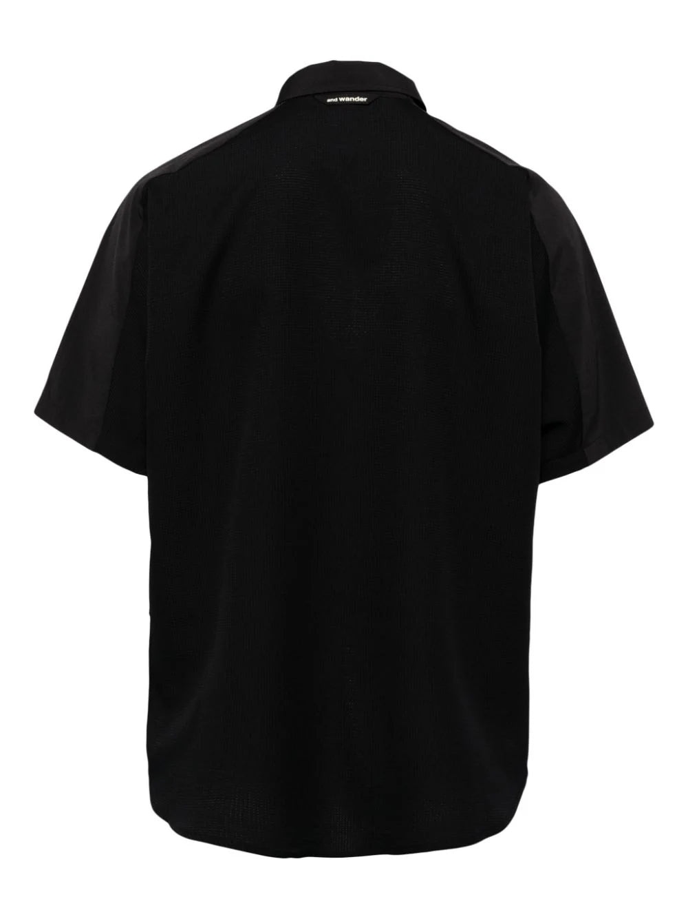 LOGO-PRINT PANELLED SHIRT - 2