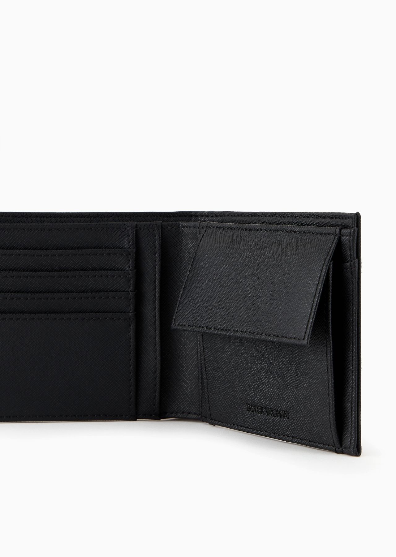 ASV regenerated Saffiano leather wallet with graphic design eagle - 4