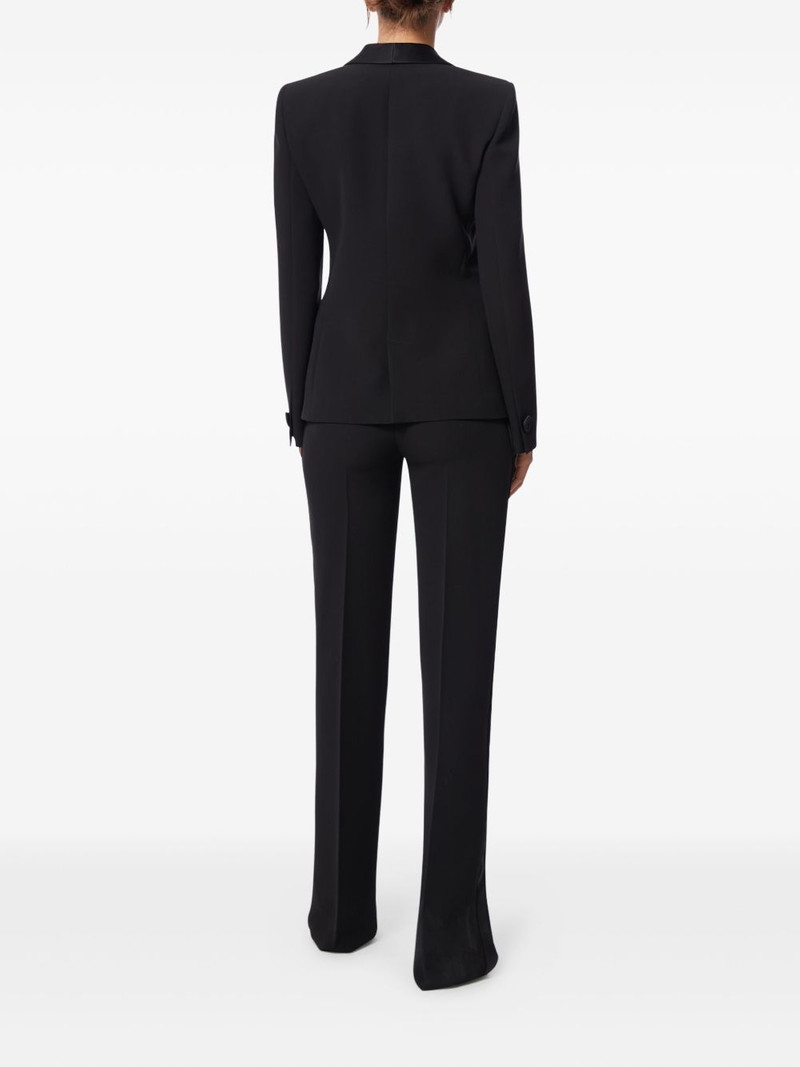 GIORGIO ARMANI satin-finish suit outlook