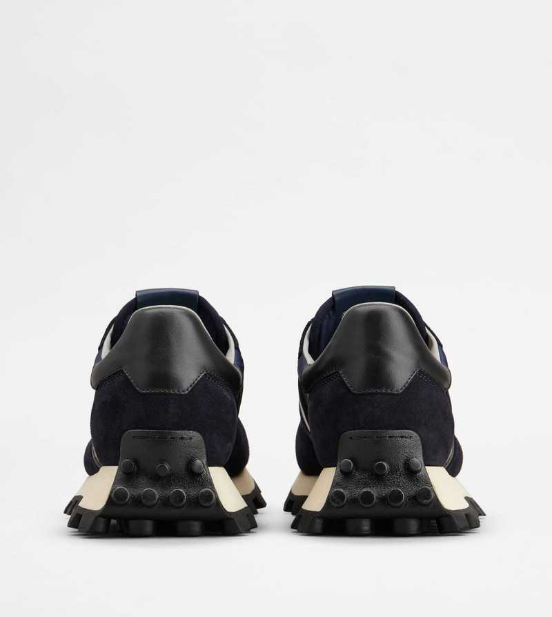 Tod's SNEAKERS TOD'S 1T IN SUEDE AND FABRIC - BLUE, BLACK outlook