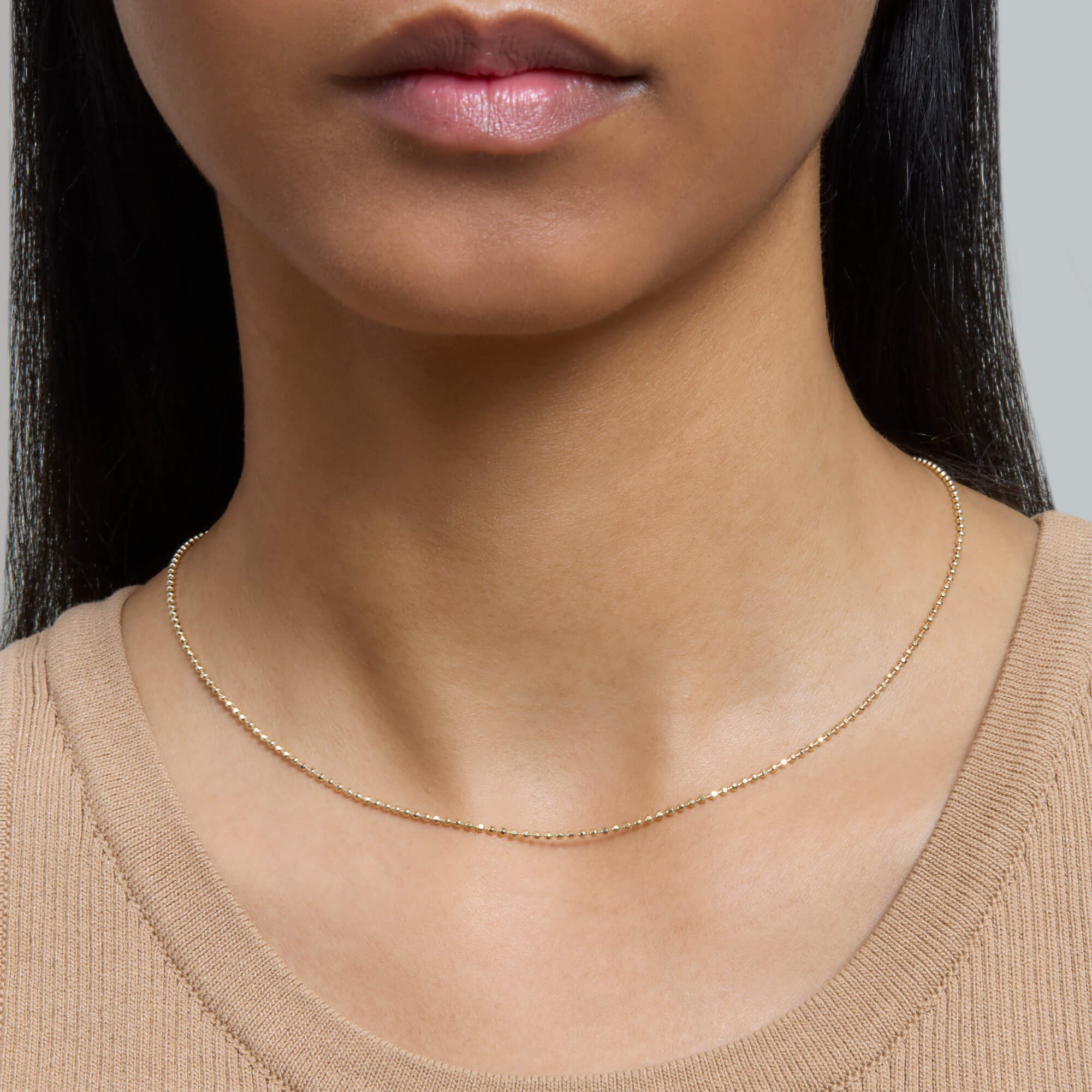 Diamond Cut Bead Chain - 2