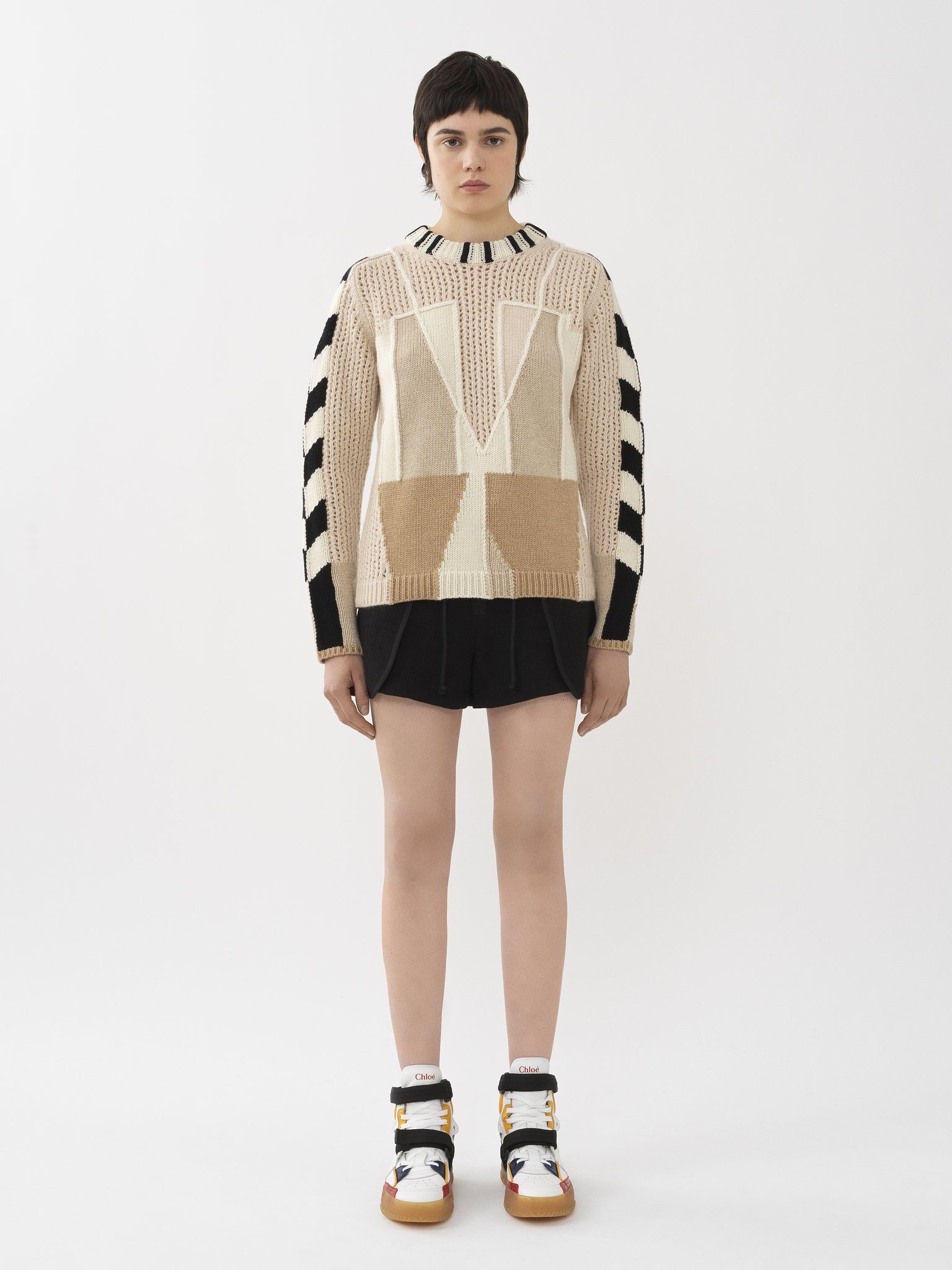 GRAPHIC KNIT SWEATER - 3