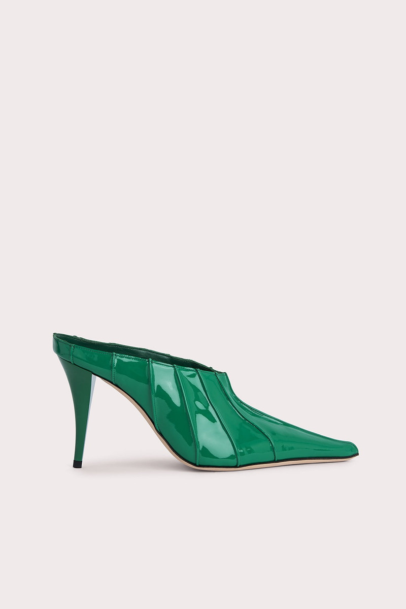 Trish Clover Green Patent Leather 1