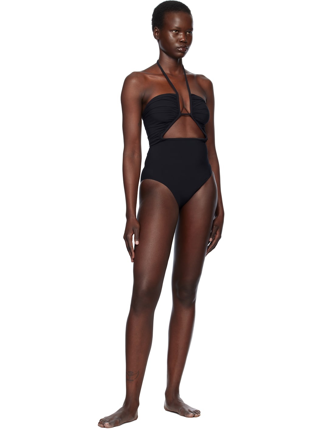 Black Hollywood Prong Bather Swimsuit - 4