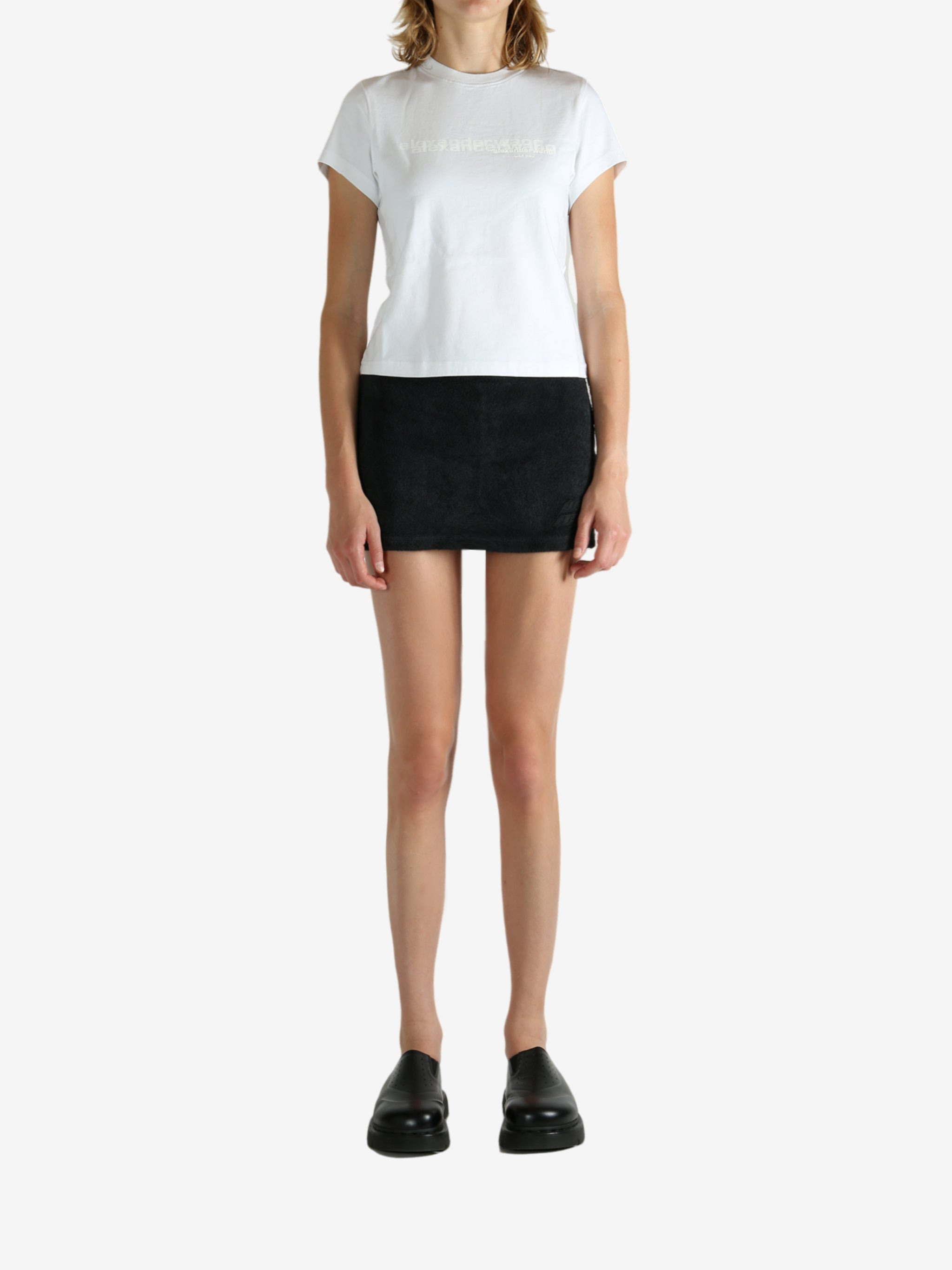 ALEXANDER WANG - Women Shrunken Tee - 4