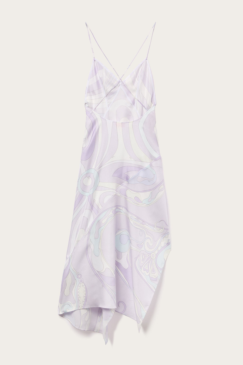 PUCCI IRIDE PRINT SILK TWILL DRESS outlook