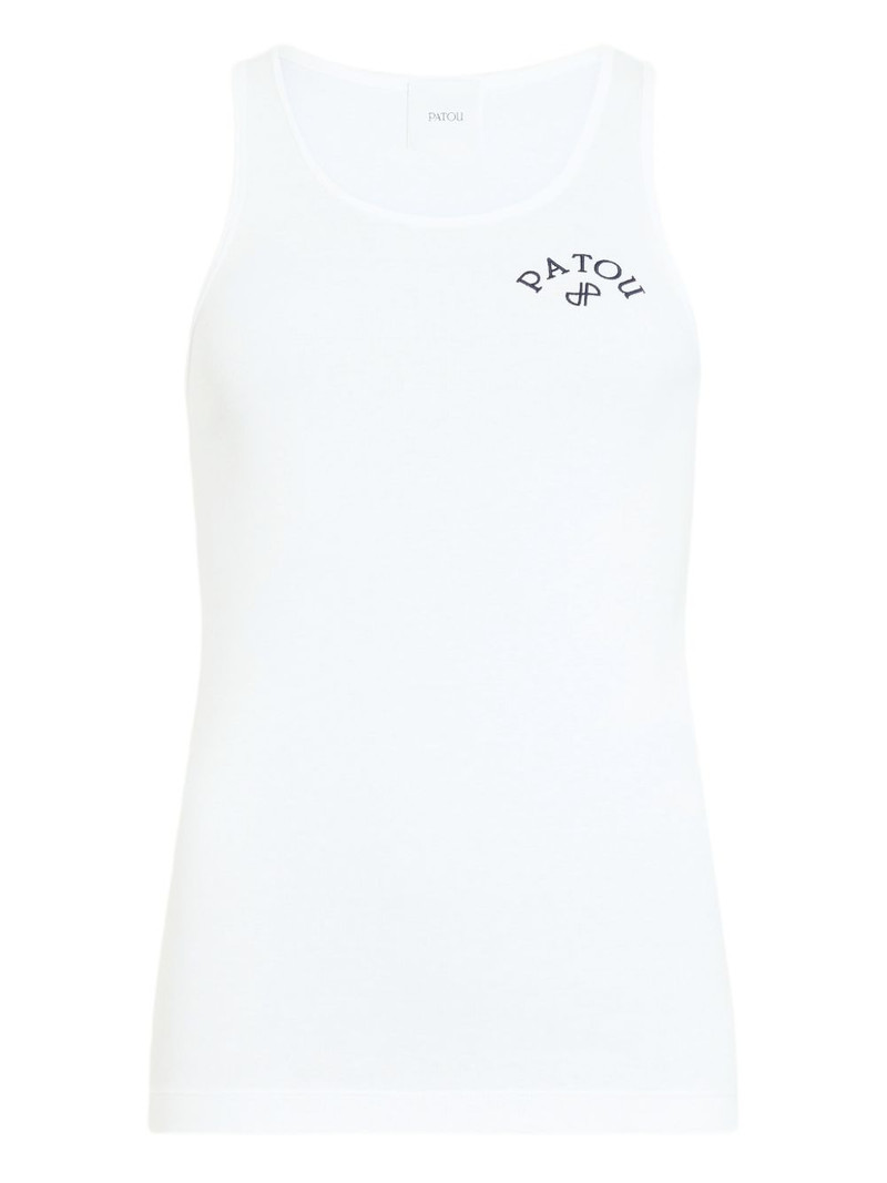 logo-print tank top 1