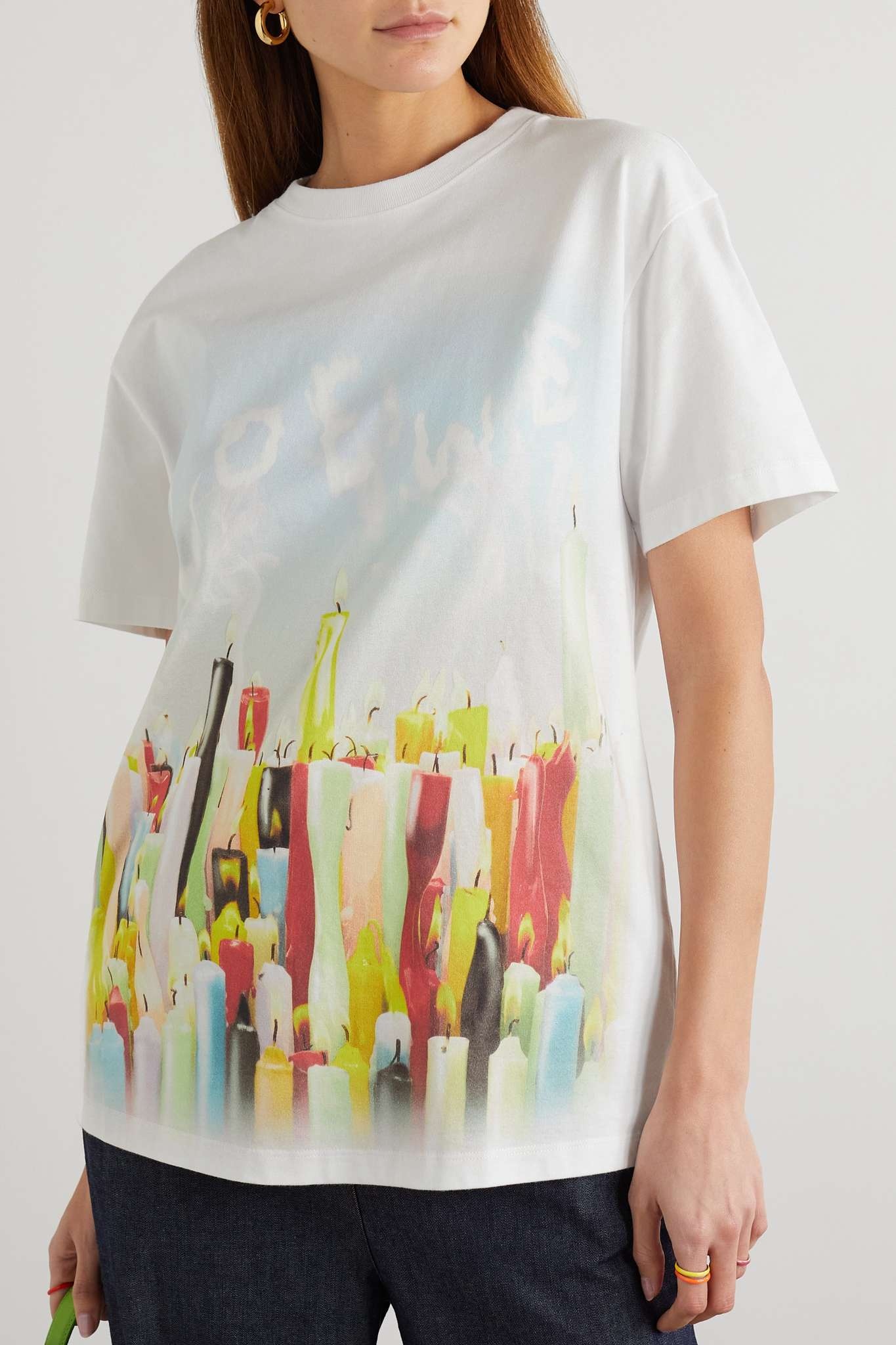 Printed cotton-jersey T-shirt - 3