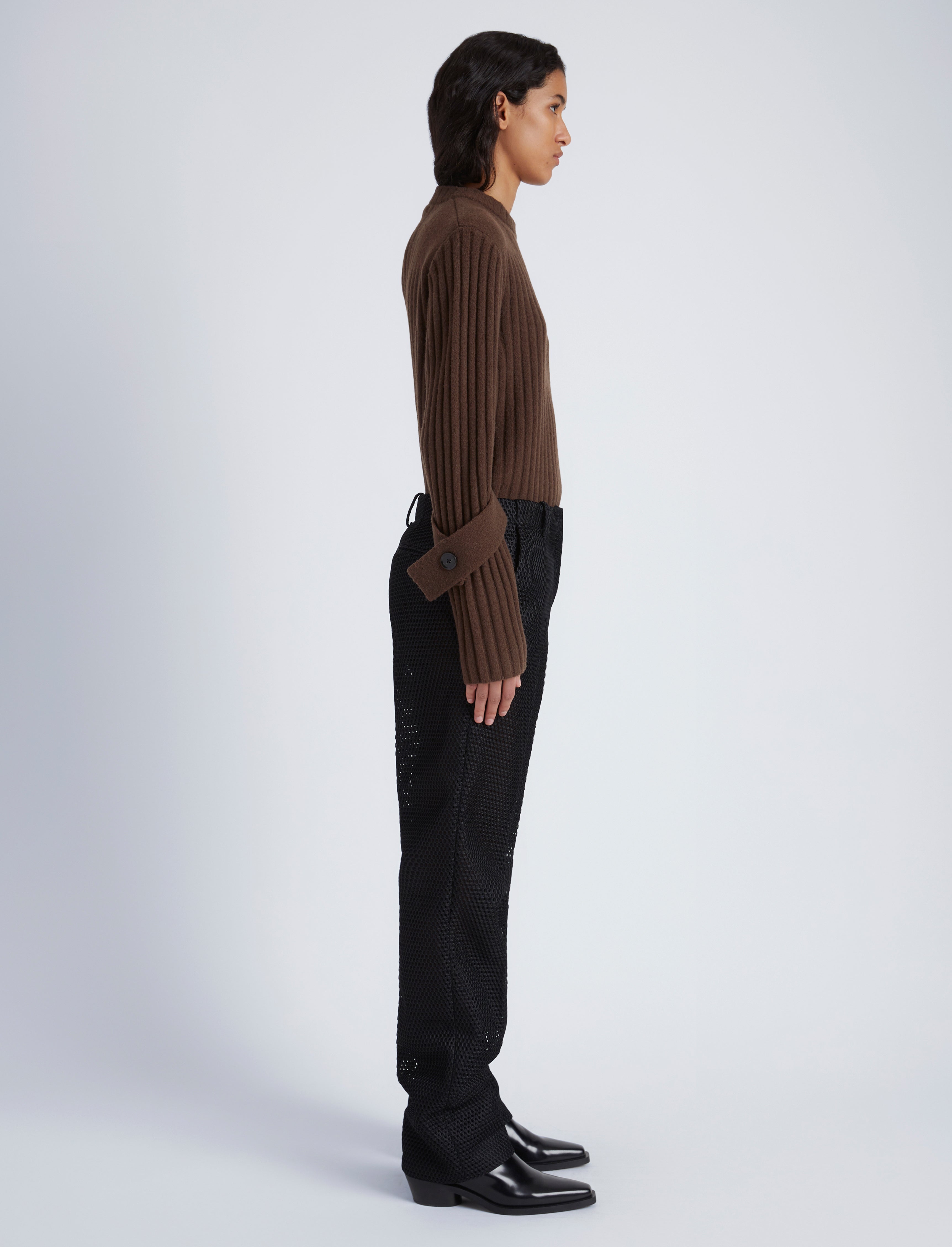 Verona Sweater in Midweight Cashmere Rib - 4