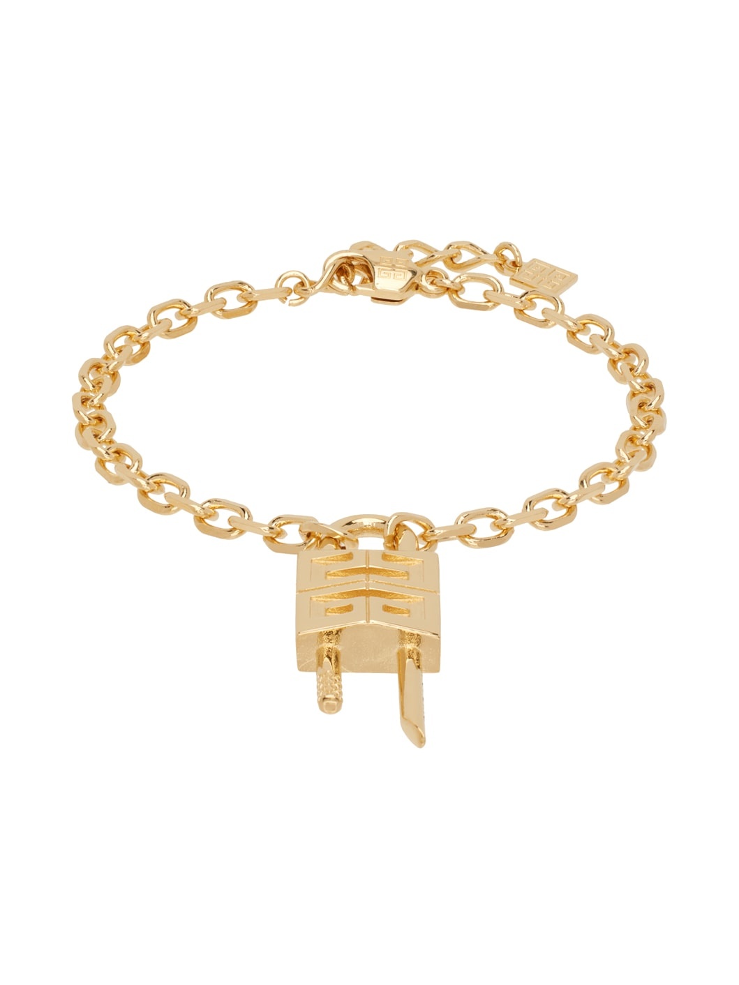 Gold Mini Lock Bracelet - 1