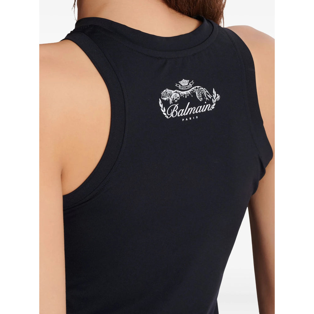 Balmain Black Tops - Vests & Tank Tops Women - 2