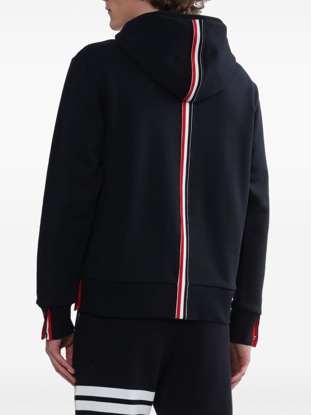 RWB stripe loopback hoodie - 4