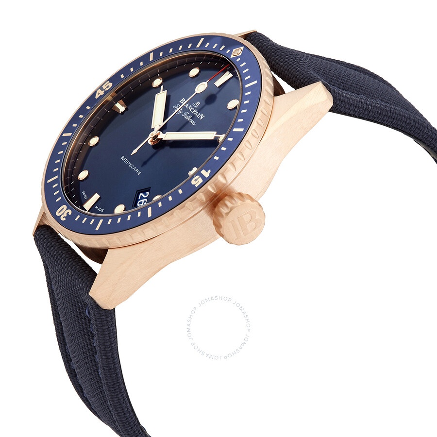 Blancpain Fifty Fathoms Automatic Blue Dial Men's Watch 5000-36S40-O52A - 2