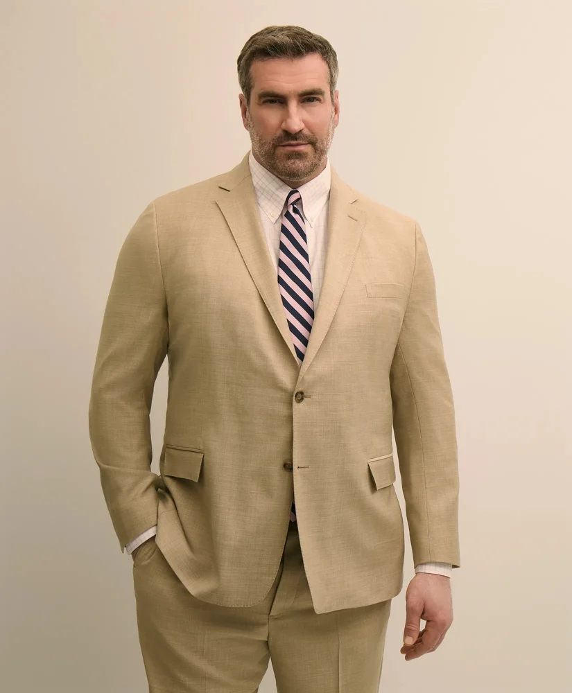 Big & Tall Stretch Wool Suit Jacket - 1