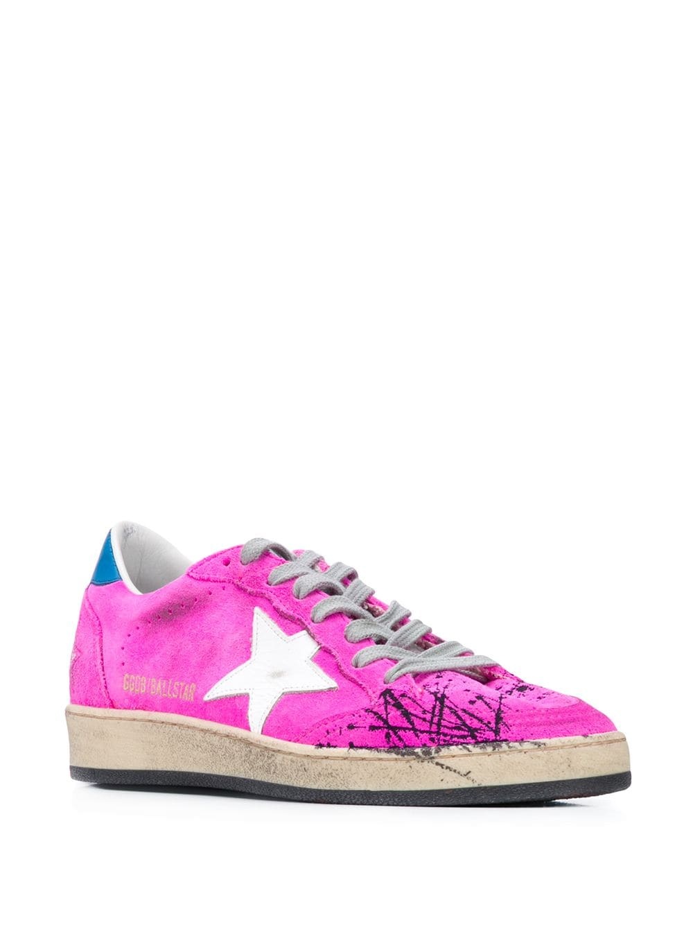 Ballstar distressed-effect sneakers - 2