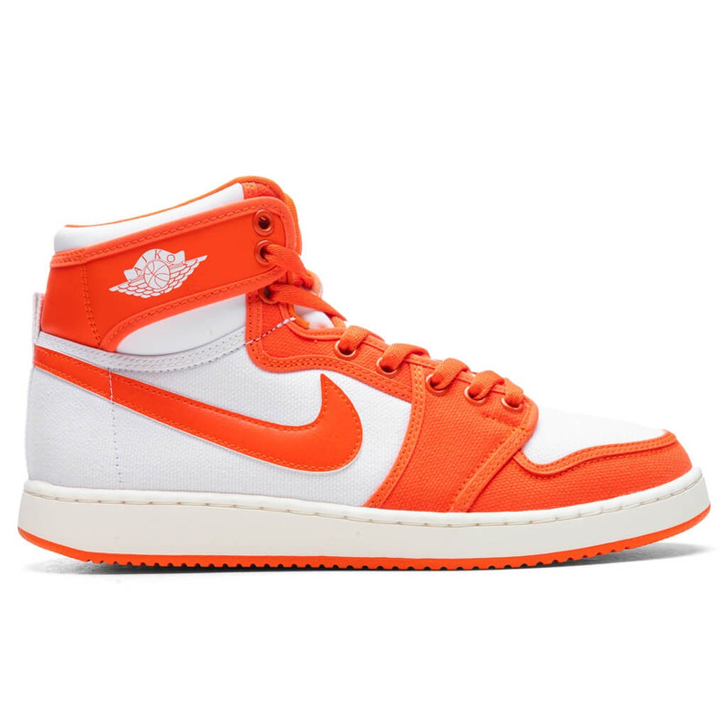 AIR JORDAN 1 KO - RUSH ORANGE/WHITE/SAIL - 1