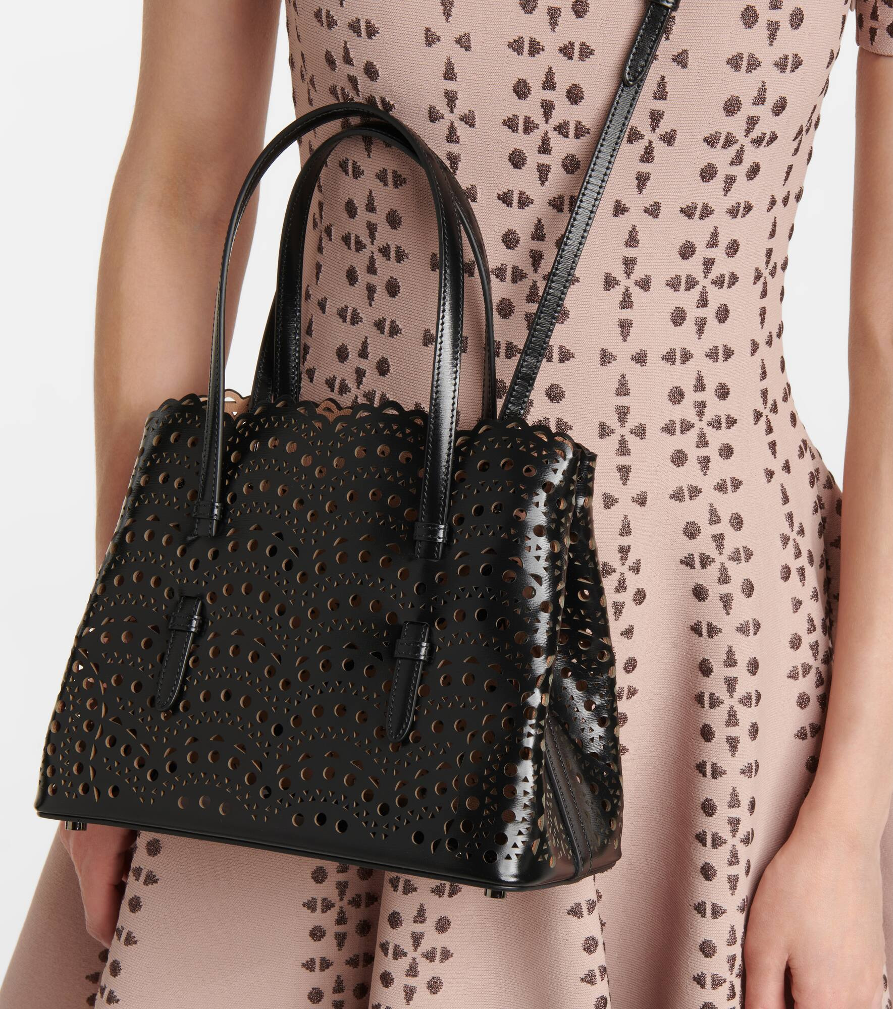 Le Mina 25 Vienne Wave leather tote bag - 2