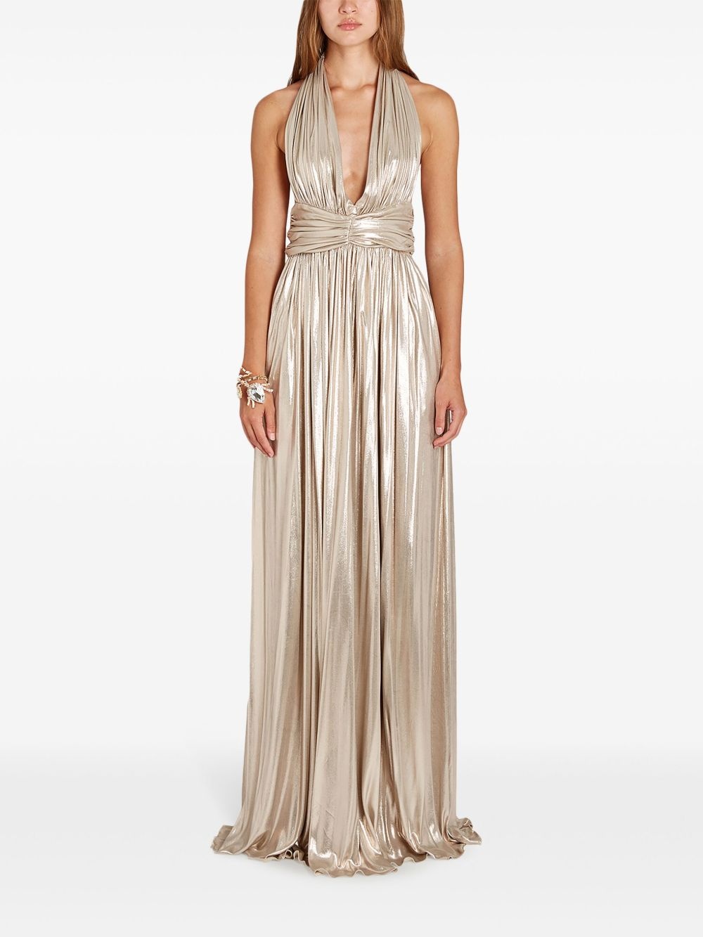 sleeveless long dress - 2
