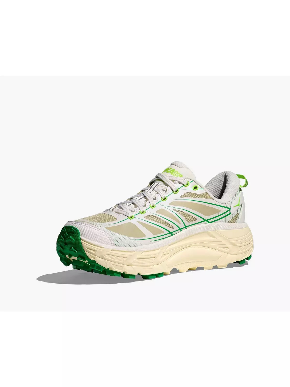 Mafate 2 "White/Fresh Cut Grass" Unisex Running Shoe - 3