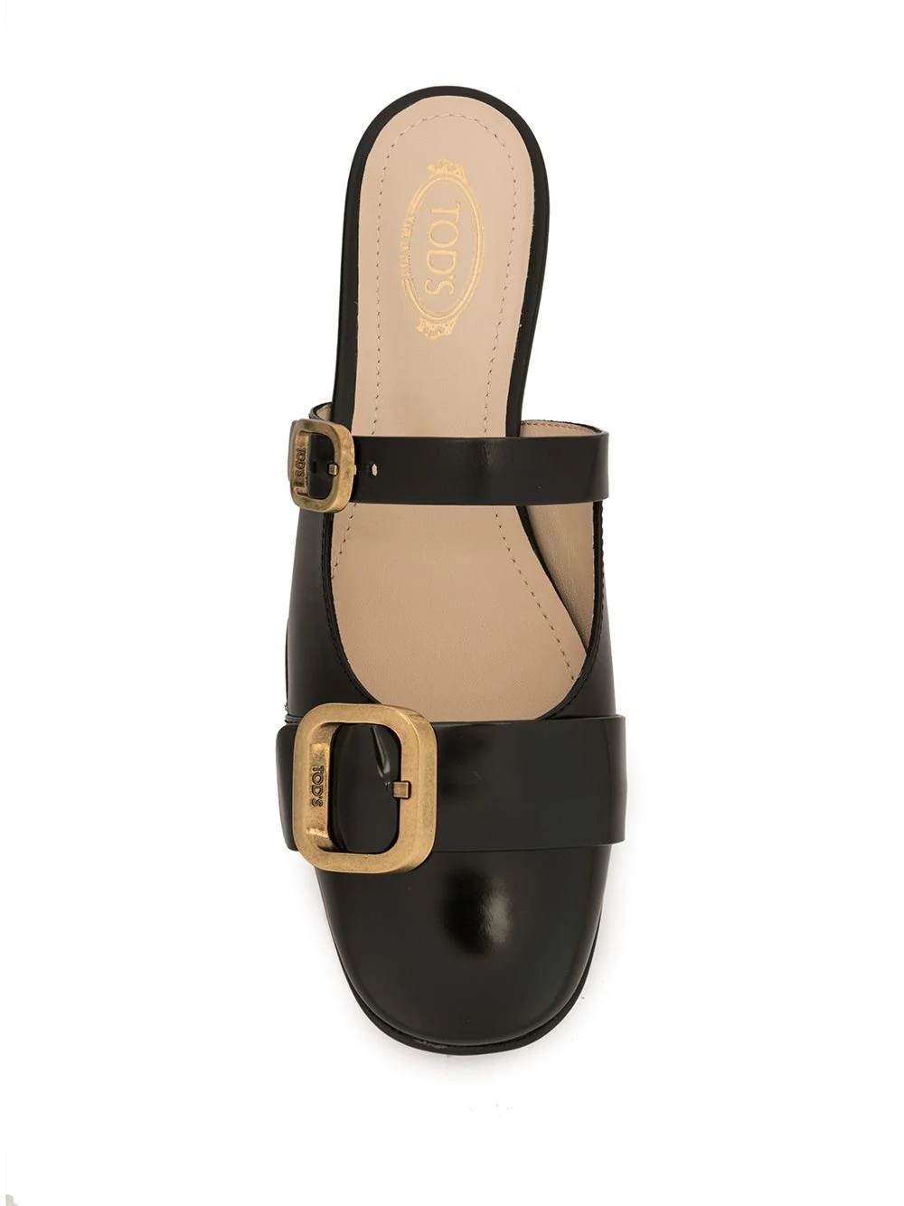 buckle-detail slip-on sandals - 4