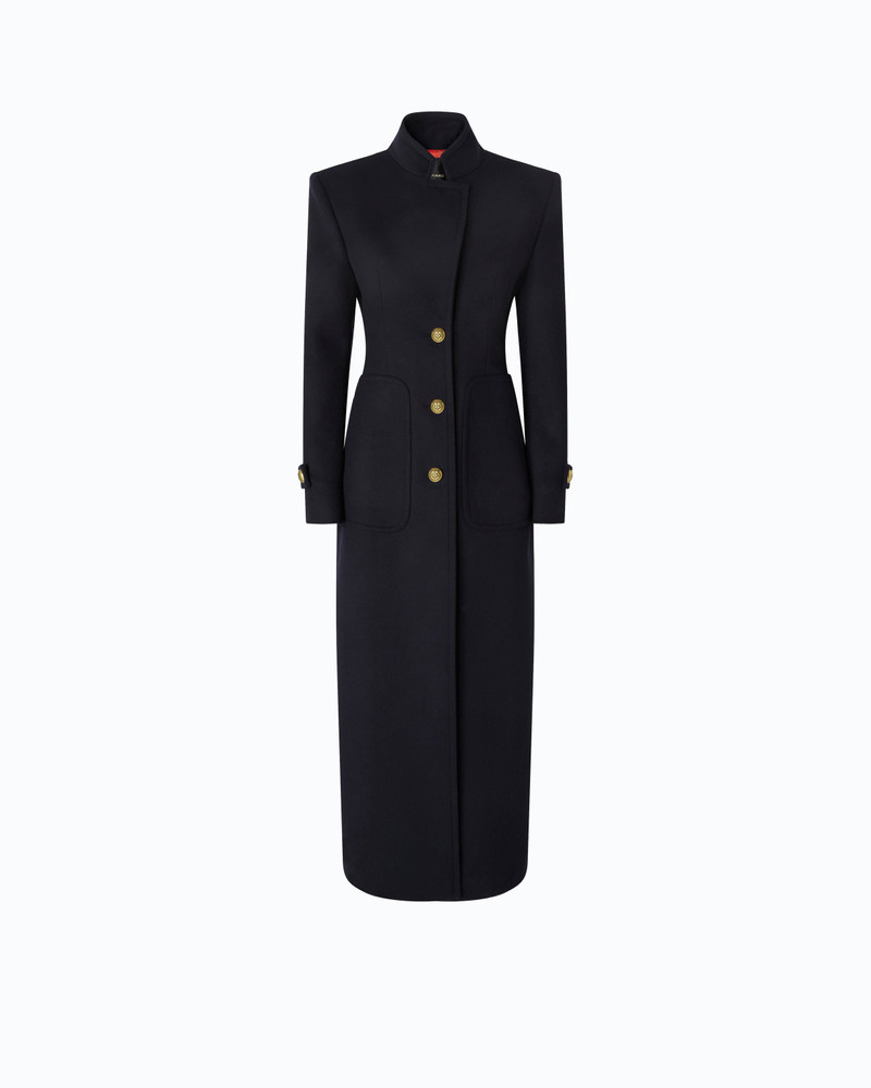 LONG COAT IN WOOL-BLEND CLOTH - 1