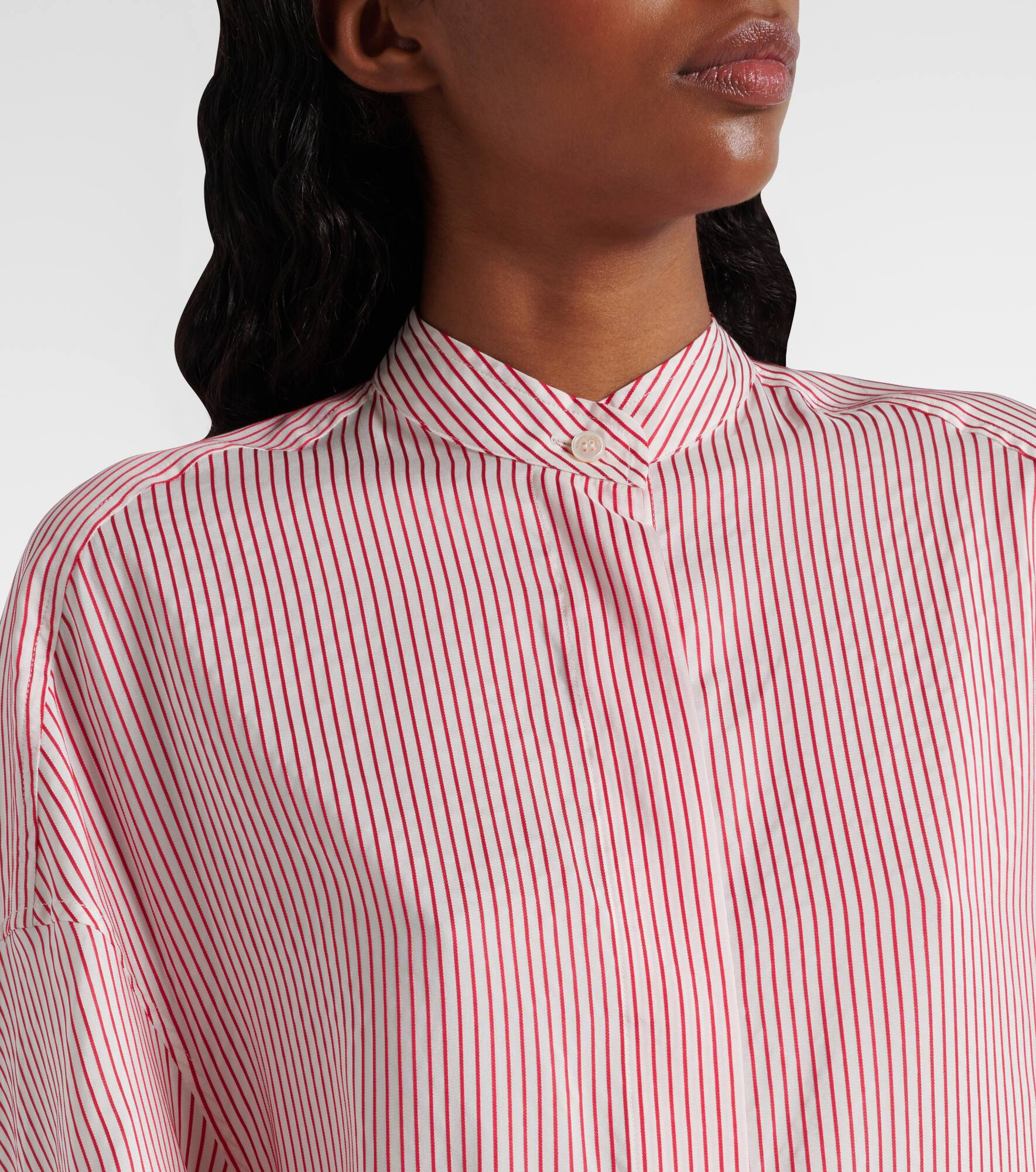 Striped silk shirt - 4