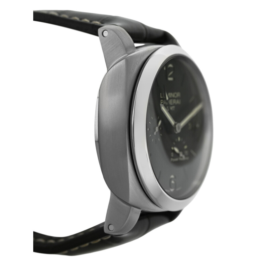 Pre-owned Panerai Luminor Marina 1950 GMT Automatic Black Dial Men's Watch PAM00347 - 3