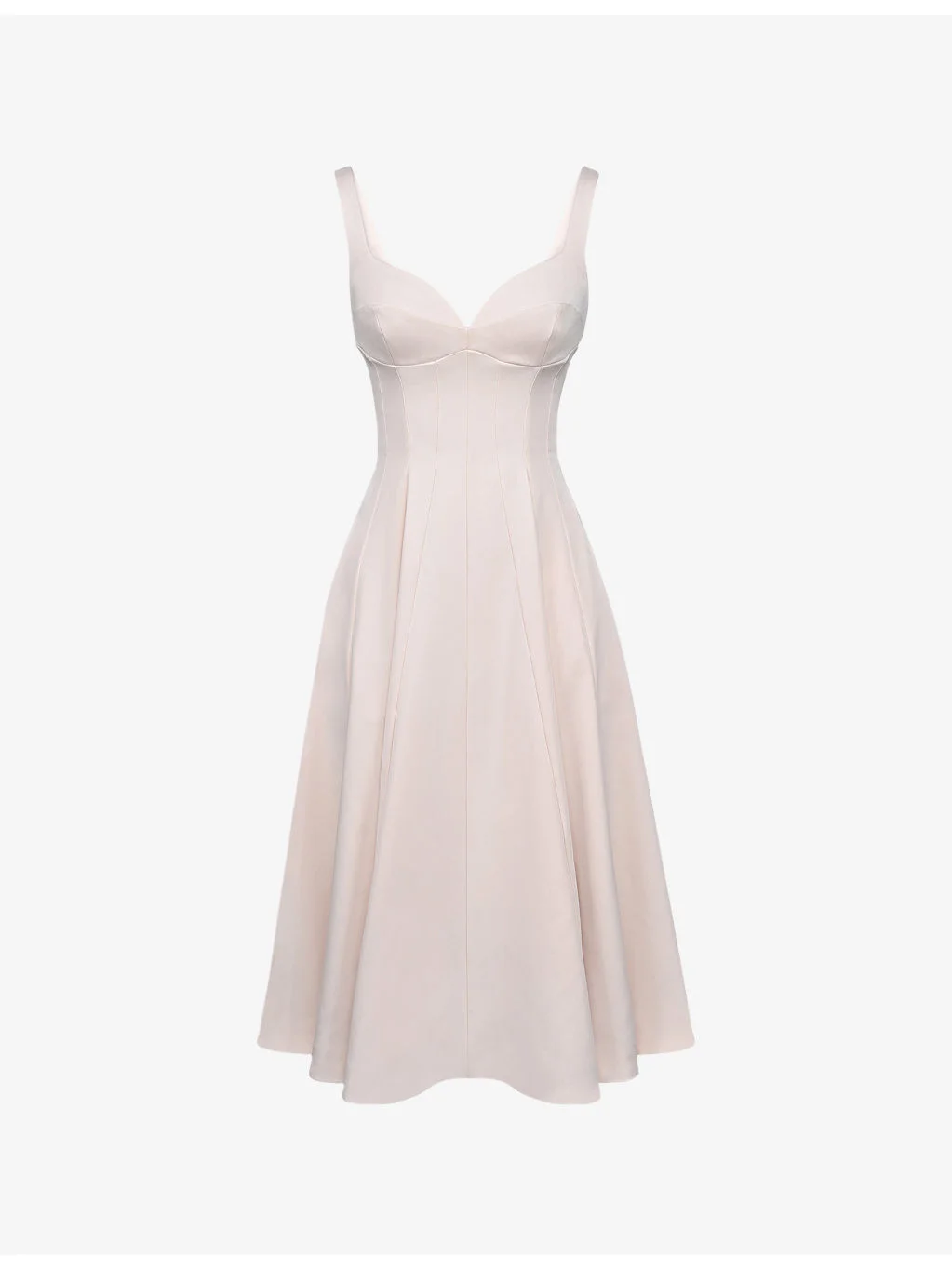 Carlotta V-Neck Woven Midi Dress - 1