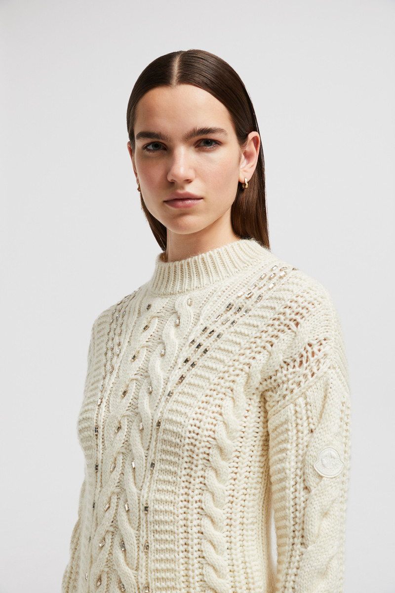 Embroidered Mohair & Wool Sweater 4