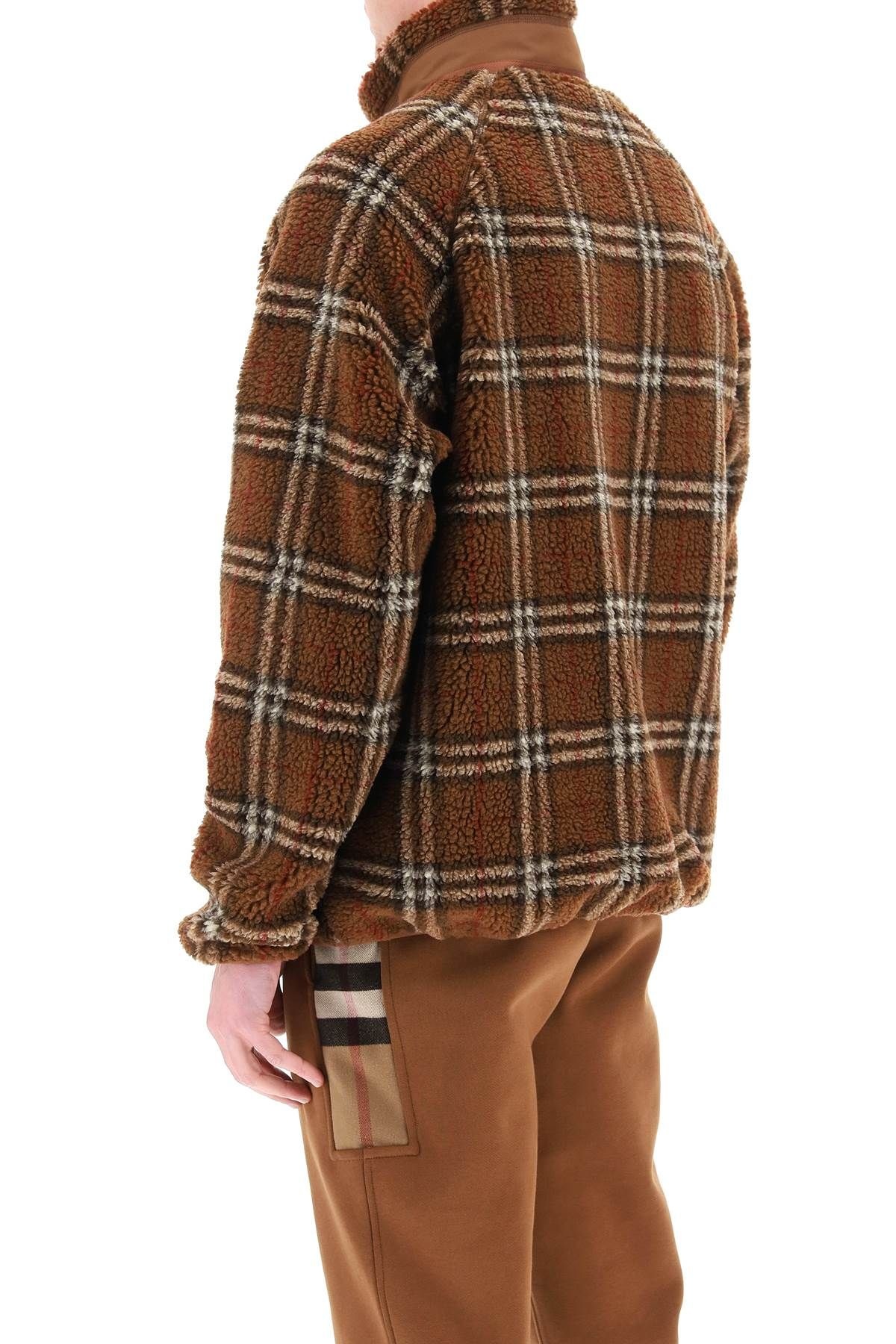 DORIAN VINTAGE CHECK FLEECE SWEATSHIRT - 4