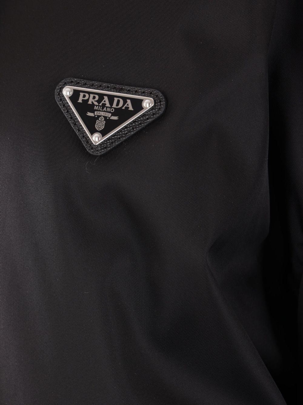Re-Nylon triangle-logo hooded jacket - 4
