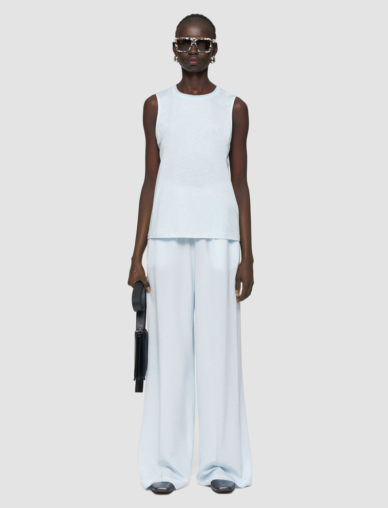 JOSEPH Cotton Silk Jersey Tank Top outlook