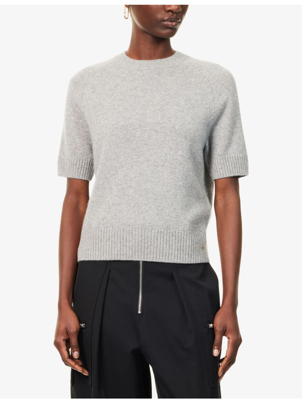 Jackson Short-Sleeves Cashmere Jumper - 3