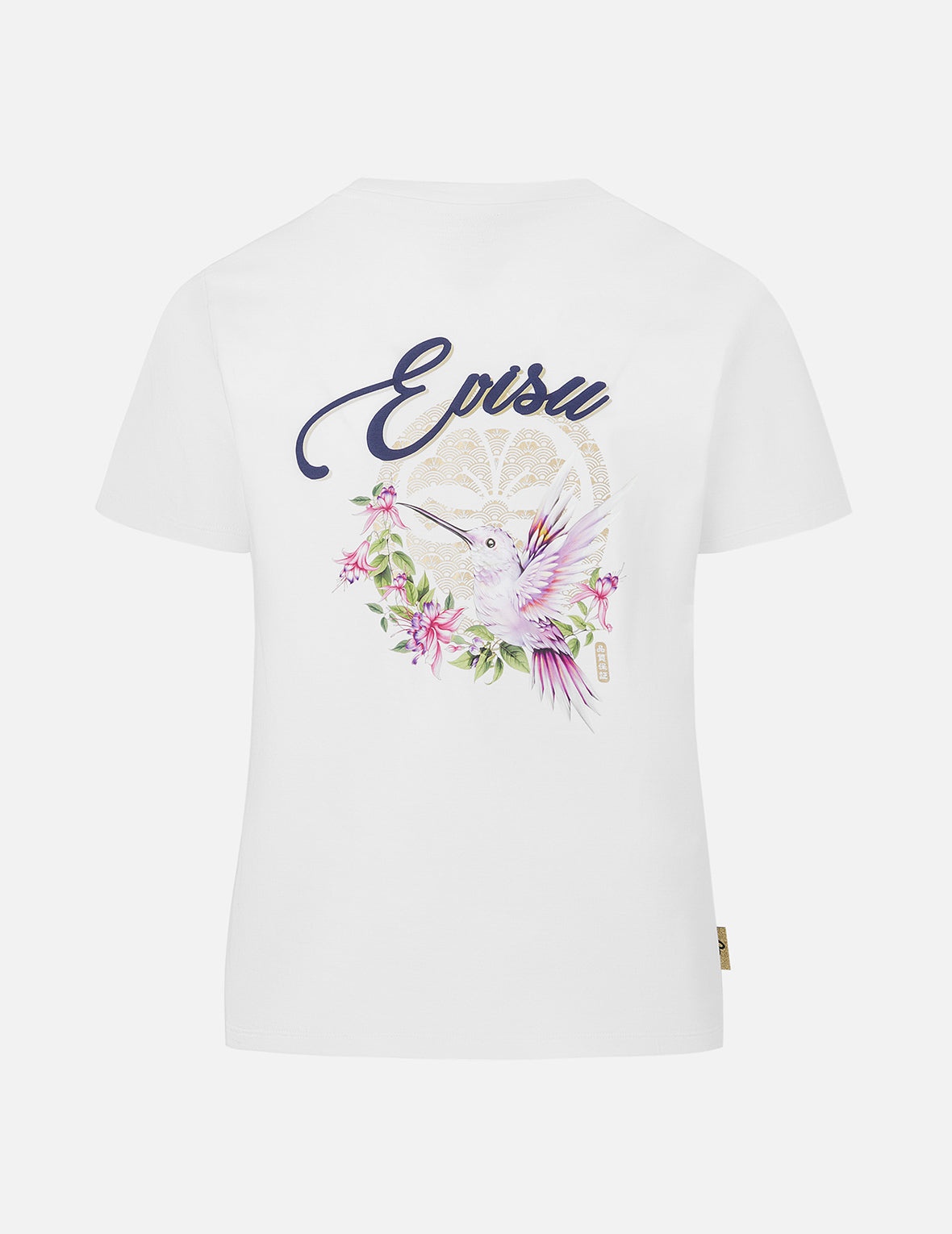 Hummingbird and Magnolia Print Regular Fit T-shirt - 2