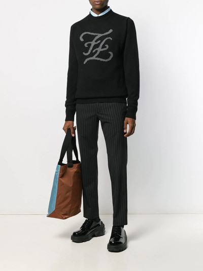 FENDI Karligraphy logo jumper outlook