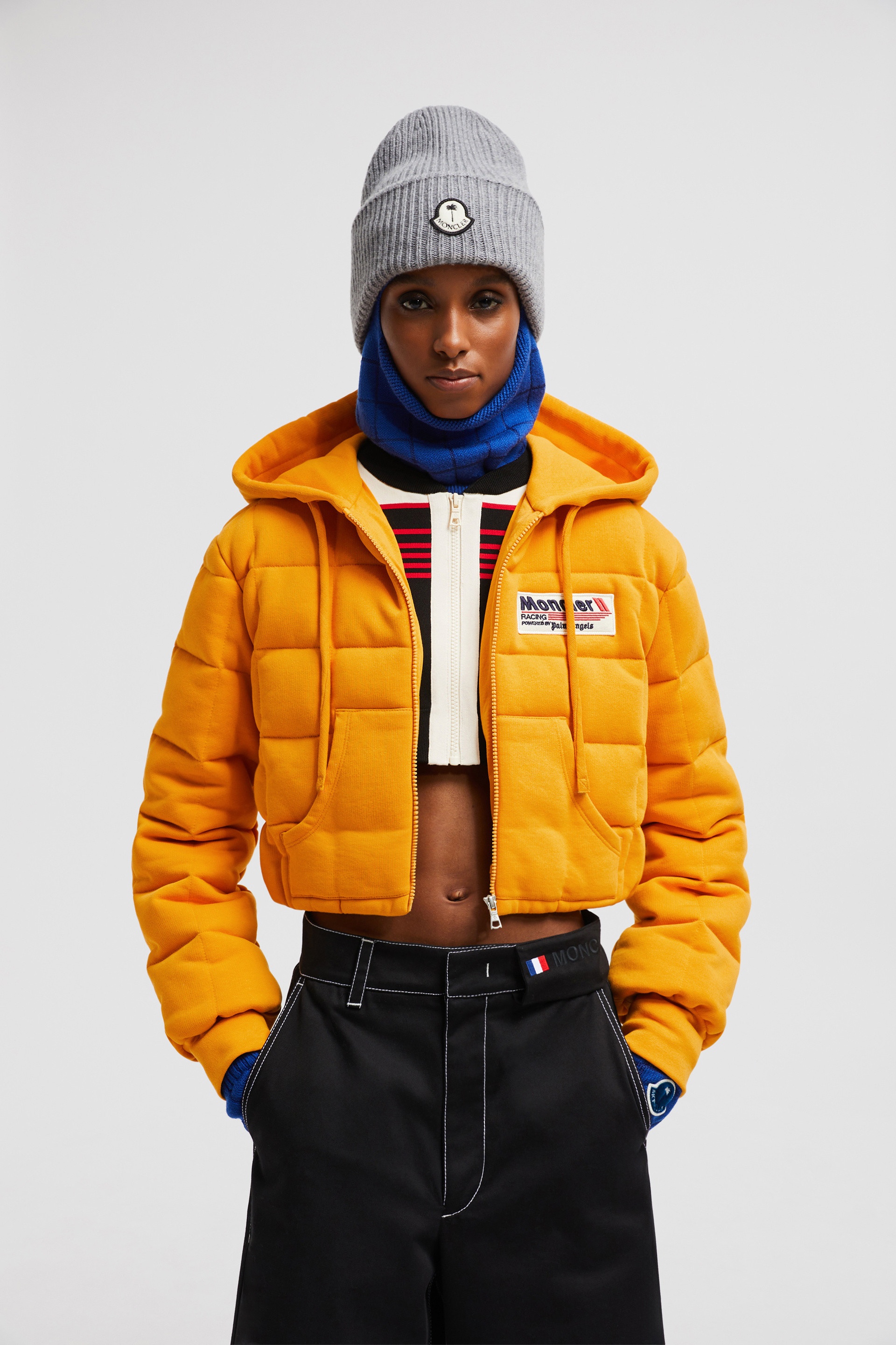 Moncler x Palm Angels Padded Cotton Zip-Up Hoodie - 2