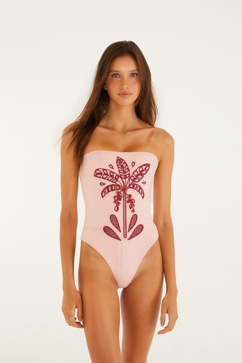 Light Pink Arabesc One Piece 1